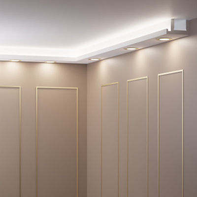 Moderne LED Stuckleiste - 24 Meter OL-52